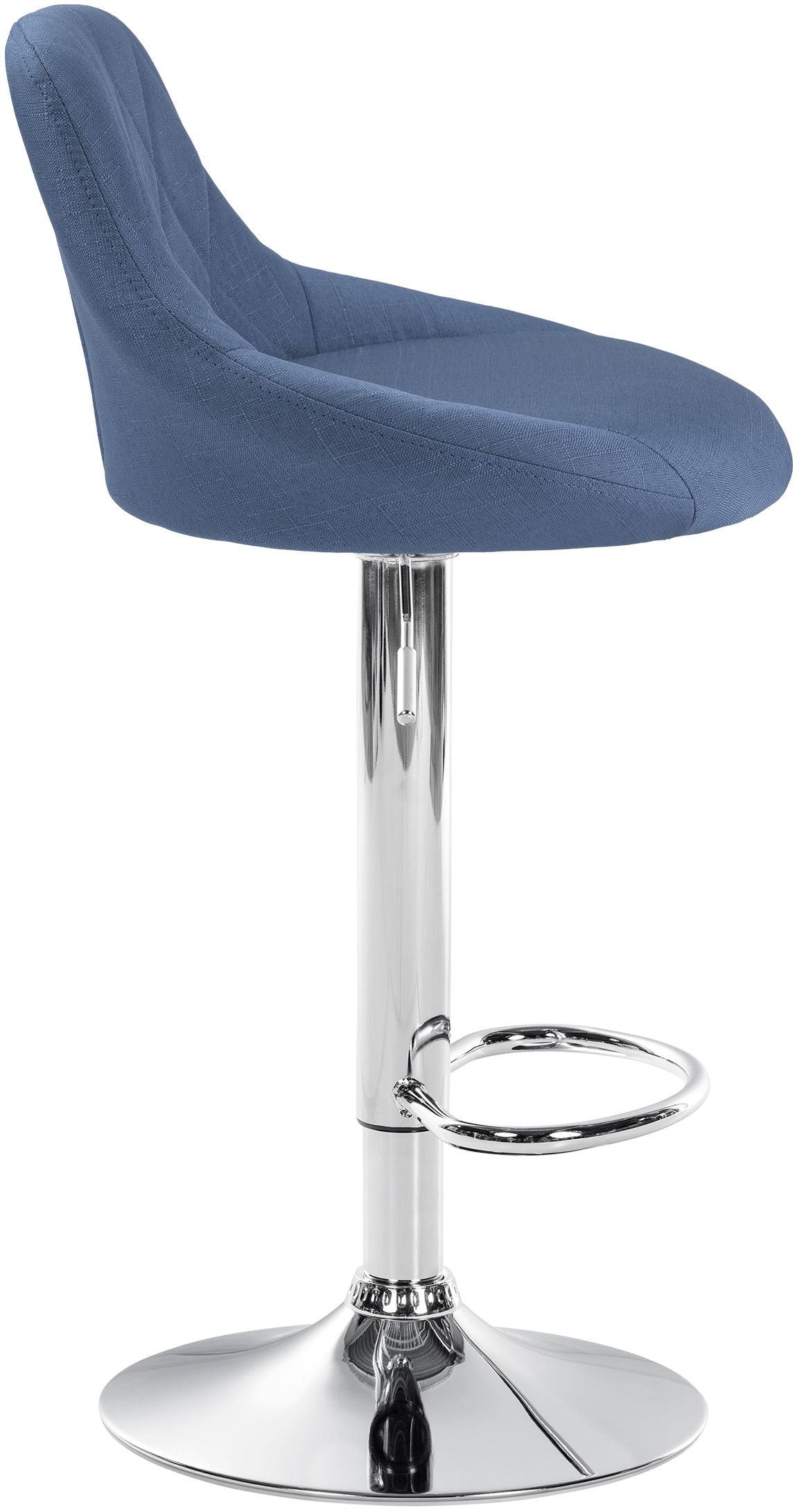 Barhocker Lazio Stoff chrom – Ansicht 4