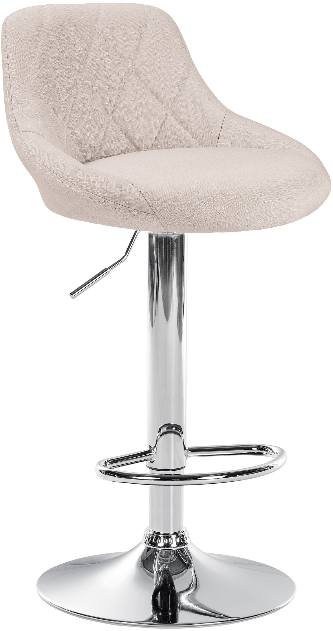 Barhocker Lazio Stoff chrom