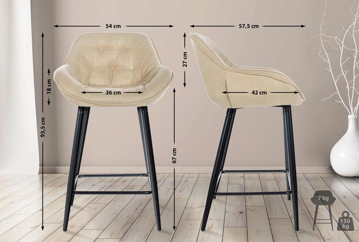 Barhocker Gibson Stoff – Ansicht 17