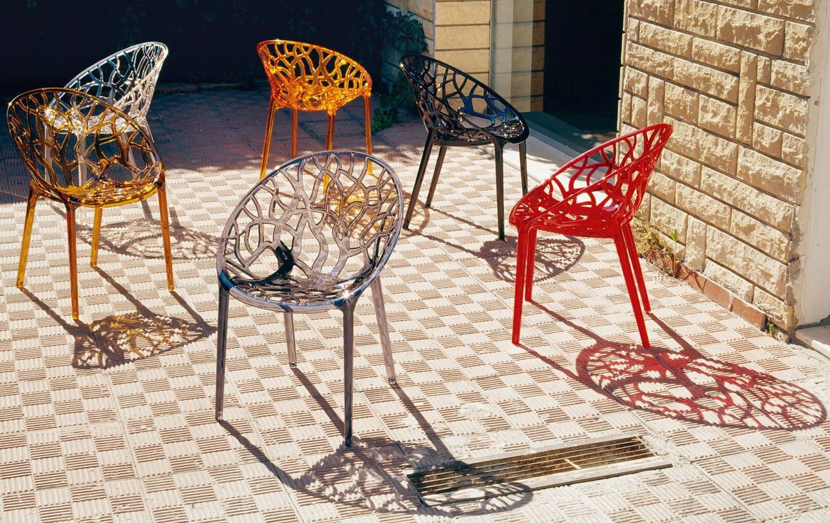 2er SET Stapelstuhl CRYSTAL – Ansicht 7