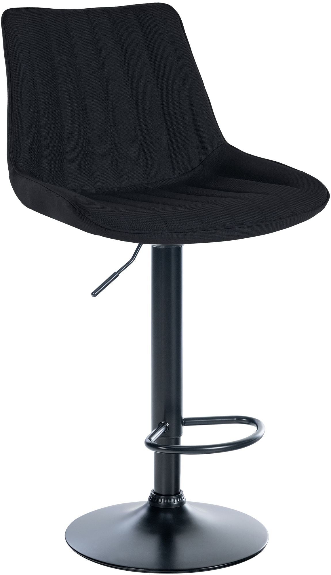 Barhocker Toni Stoff schwarz – Ansicht 9