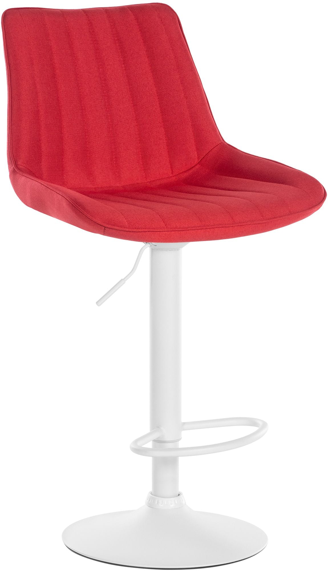 Barhocker Toni Stoff weiß
