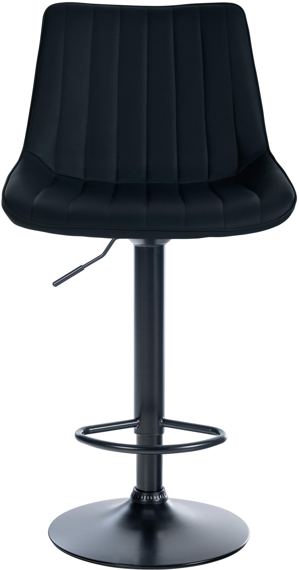 Barhocker Toni Kunstleder schwarz – Ansicht 3