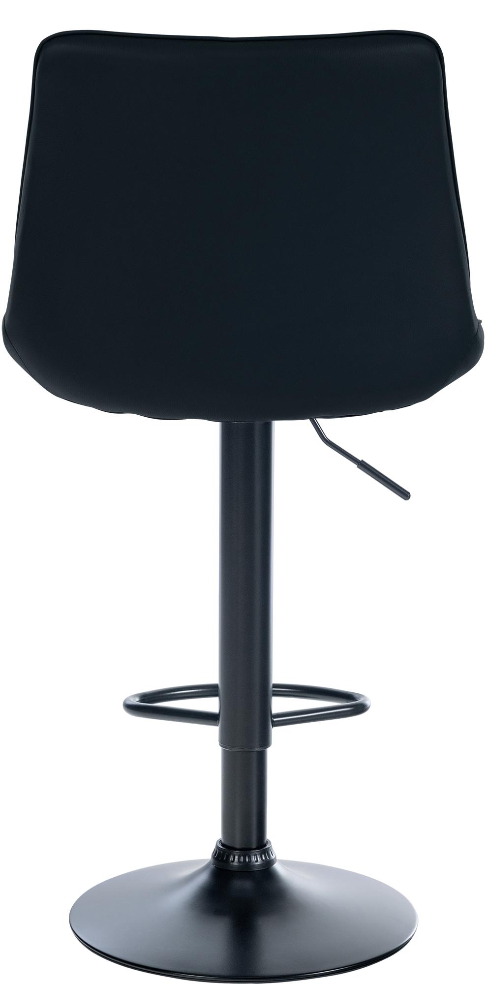 Barhocker Toni Kunstleder schwarz – Ansicht 6