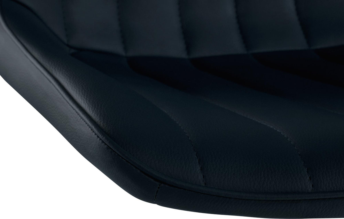 Barhocker Toni Kunstleder schwarz – Ansicht 7
