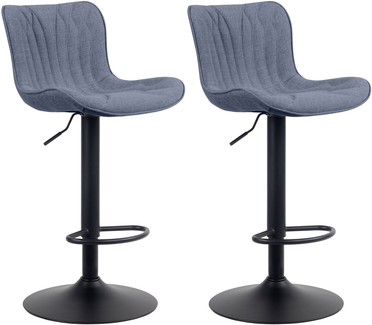 2er Set Barhocker Linus Stoff – Ansicht 5