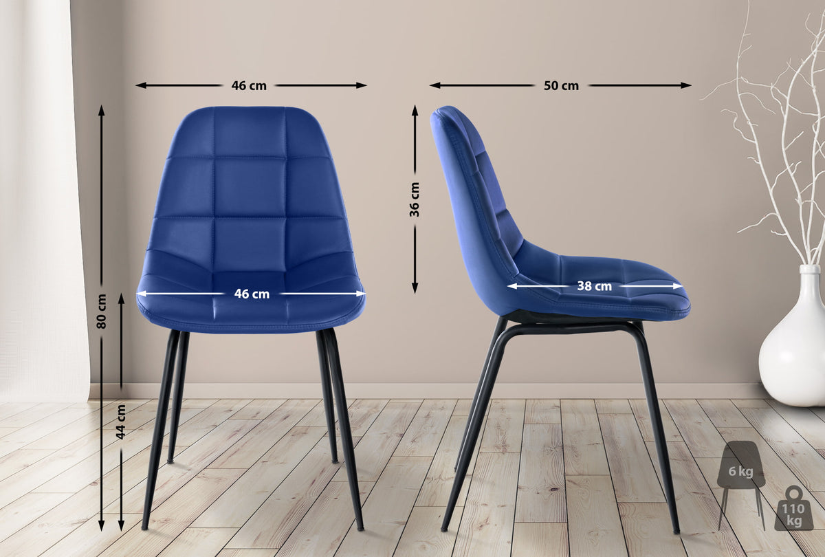 Stuhl Tom Kunstleder – Ansicht 2