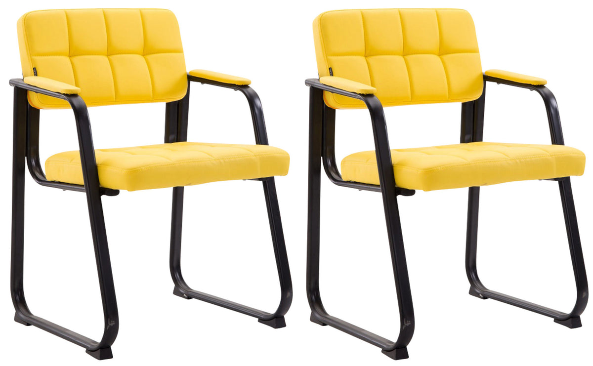 2er Set Besucherstühle Canada B Kunstleder – Ansicht 16