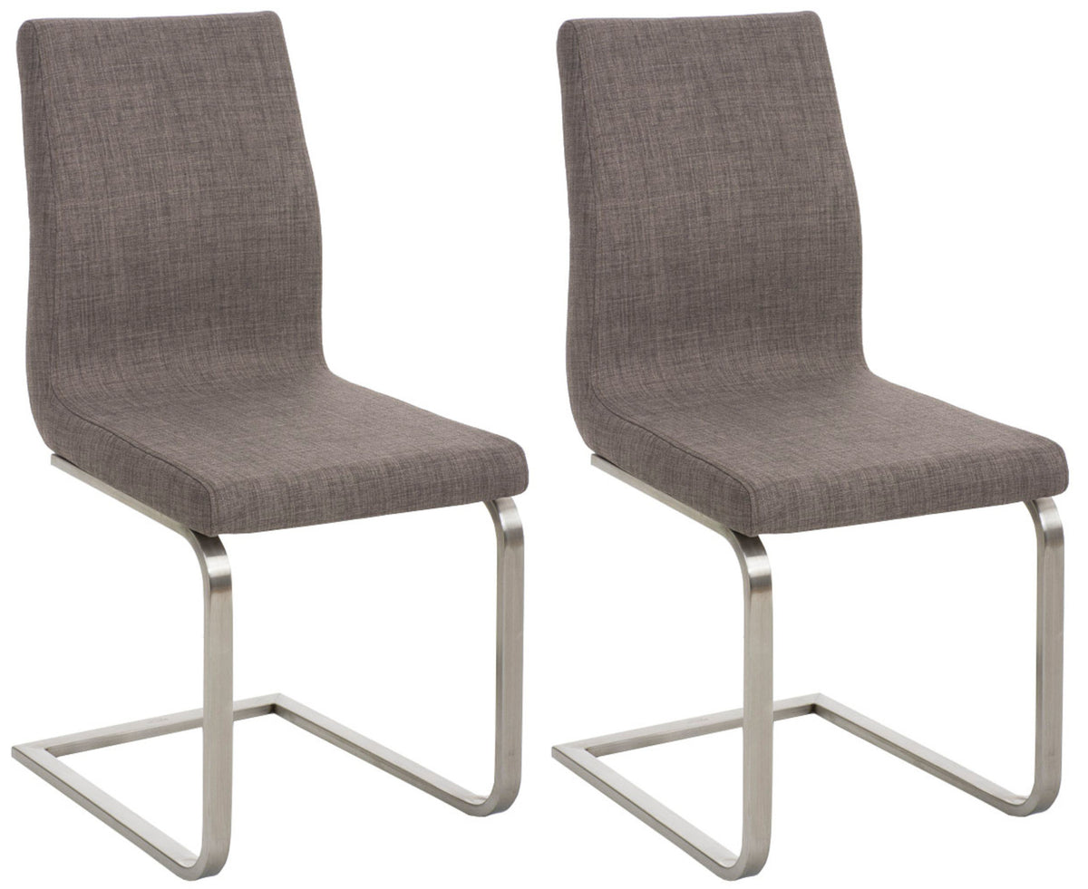 2er Set Esszimmerstühle Belfort Stoff – Ansicht 17