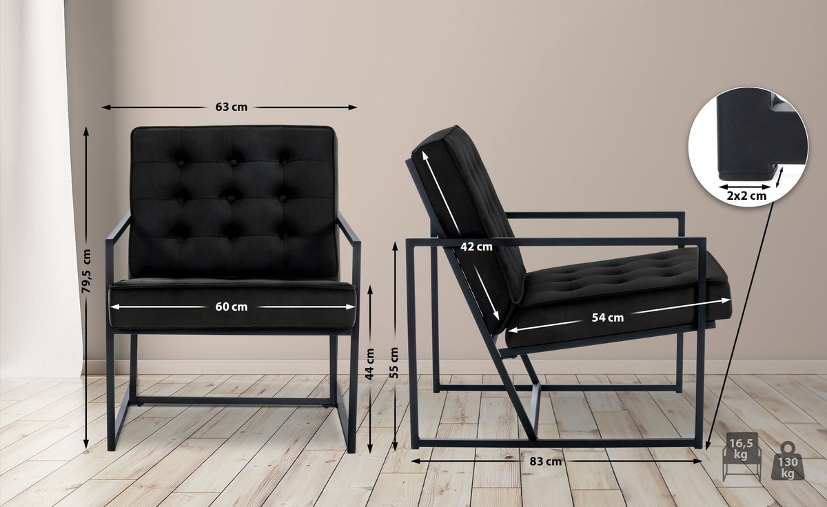 Lounger Avon Samt – Ansicht 2