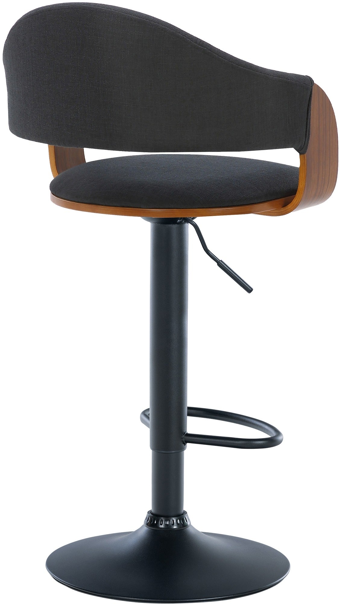 Barhocker Nilse Stoff schwarz – Ansicht 3