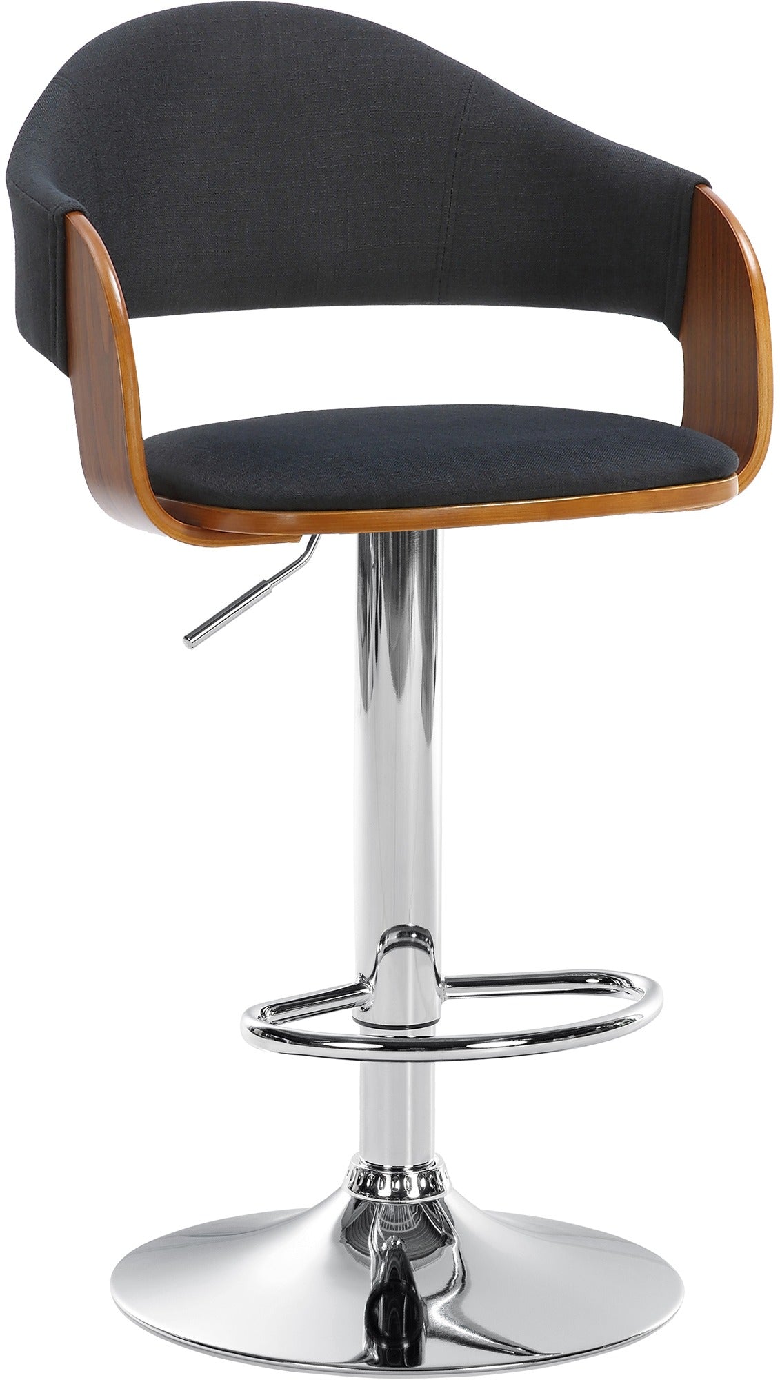 Barhocker Nilse Stoff chrom