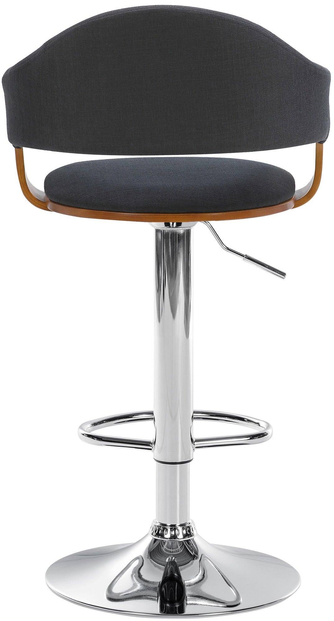 Barhocker Nilse Stoff chrom – Ansicht 4