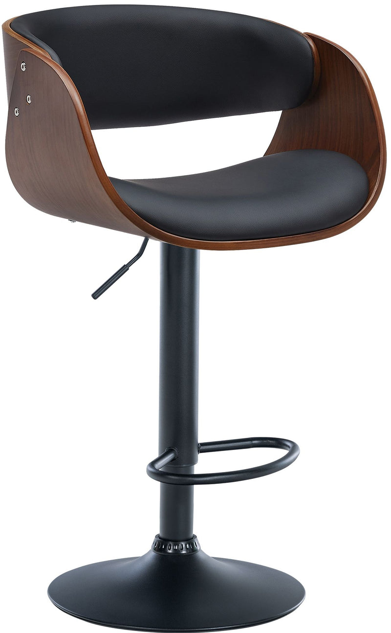 Barhocker Portmore Kunstleder schwarz