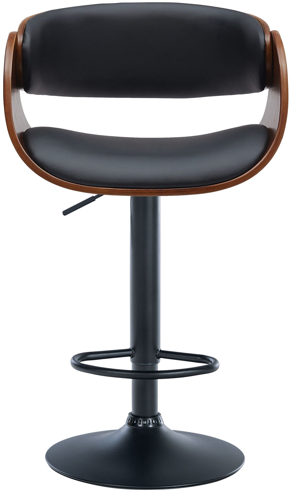 Barhocker Portmore Kunstleder schwarz – Ansicht 3
