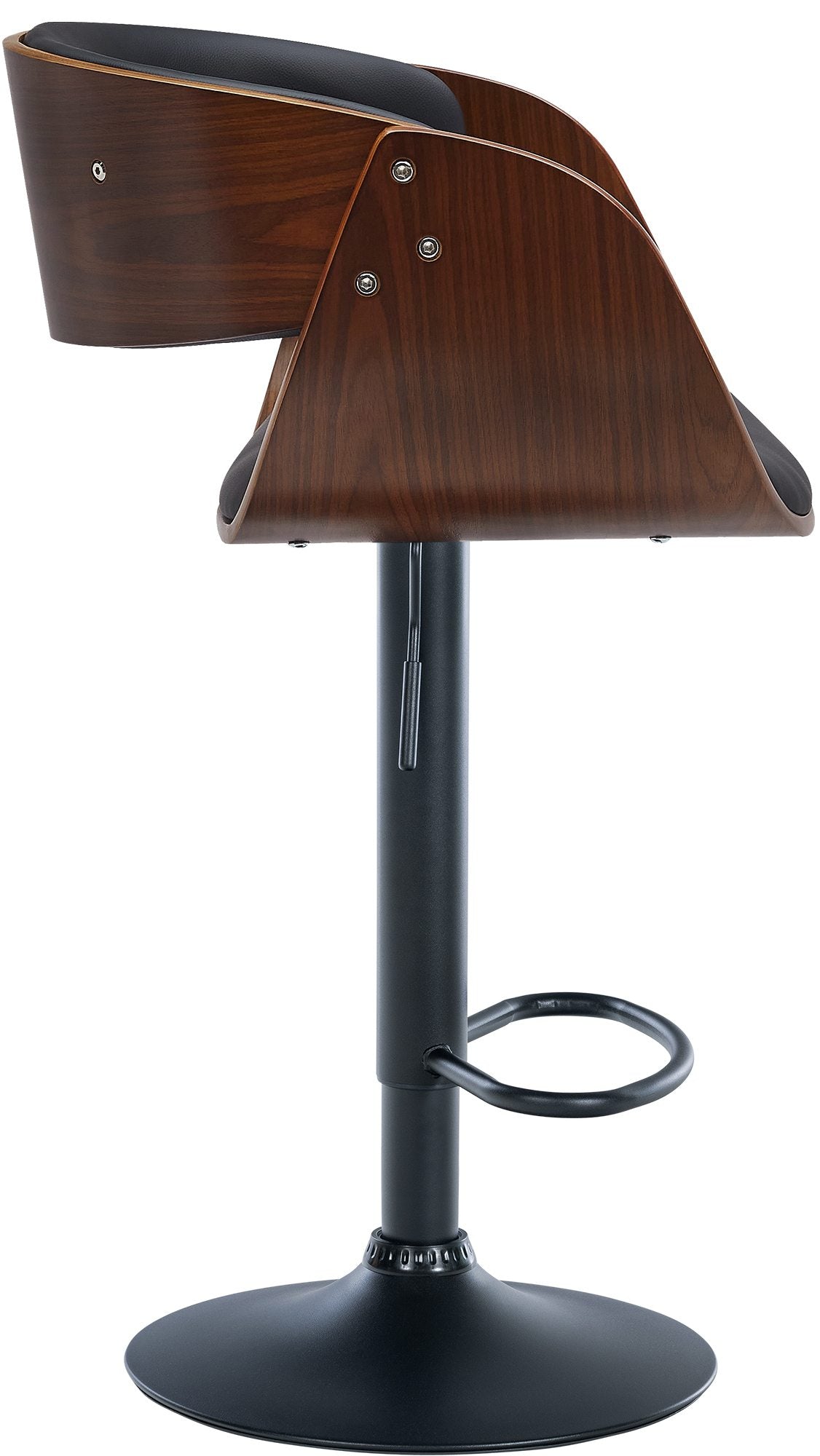 Barhocker Portmore Kunstleder schwarz – Ansicht 4