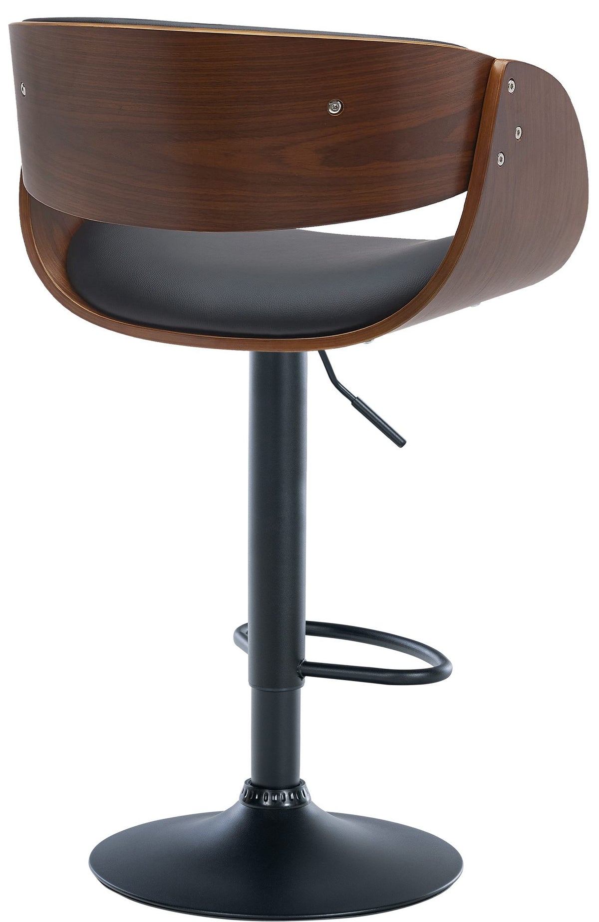 Barhocker Portmore Kunstleder schwarz – Ansicht 5