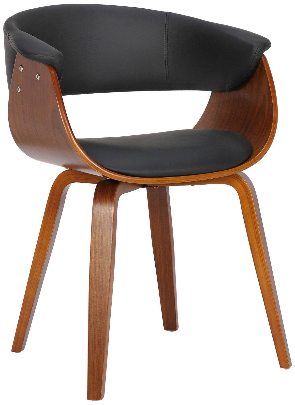2er Set Stühle Bruce Kunstleder walnuss – Ansicht 3