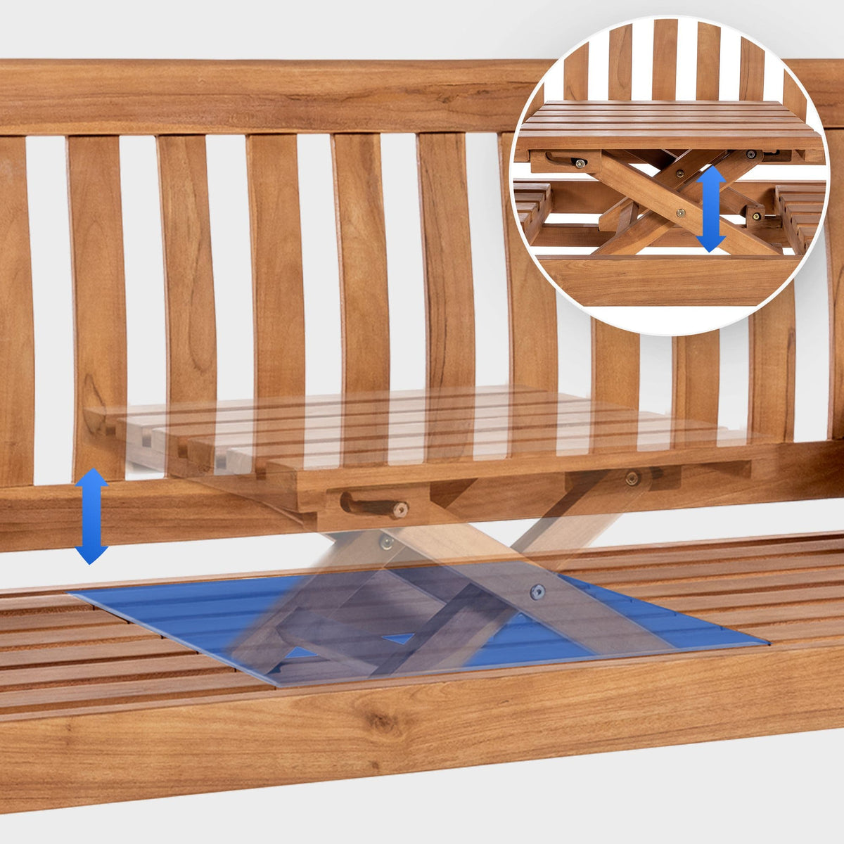 Teakbank Orlando 150 cm – Ansicht 4