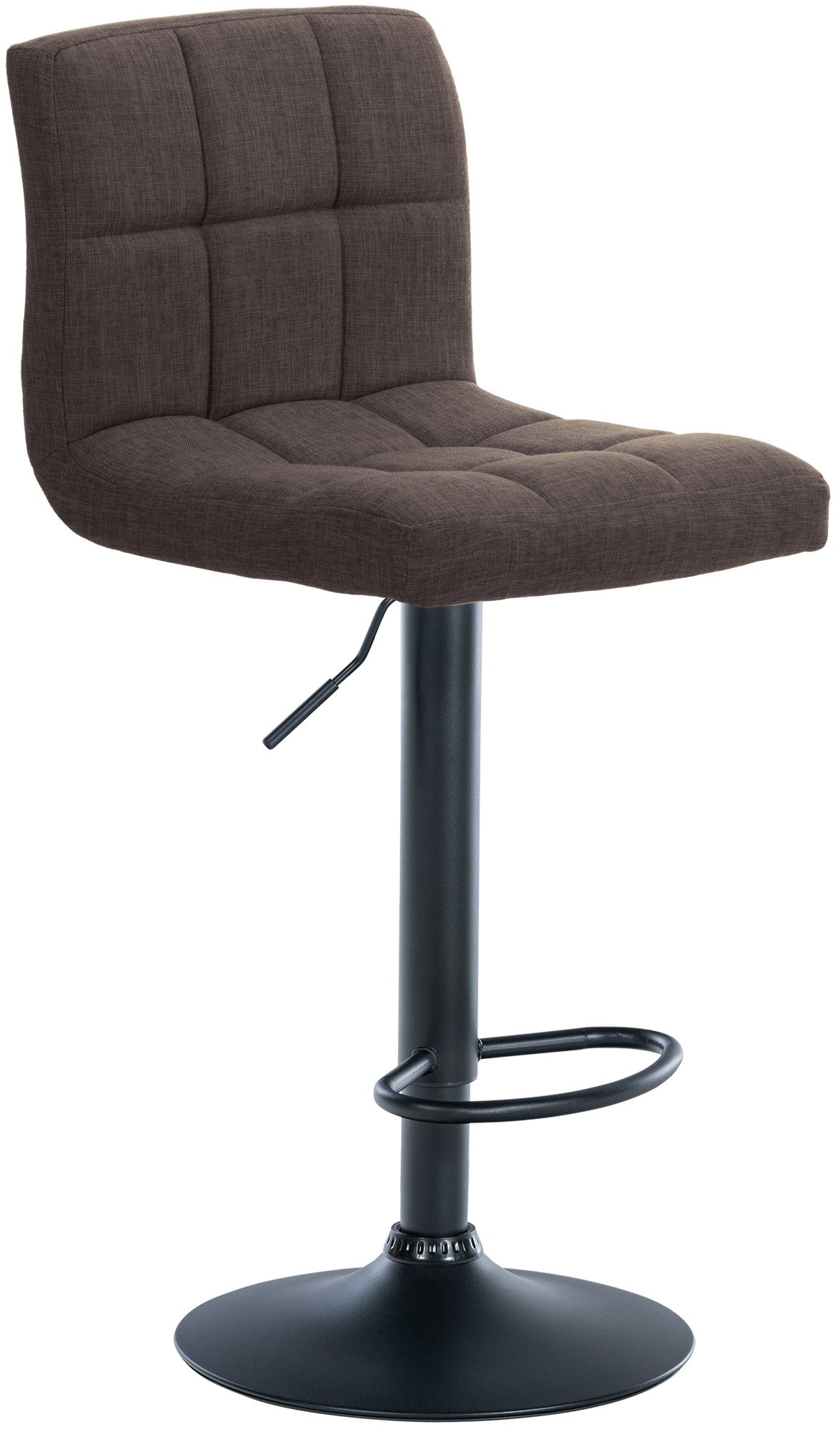 Barhocker Calma Stoff schwarz