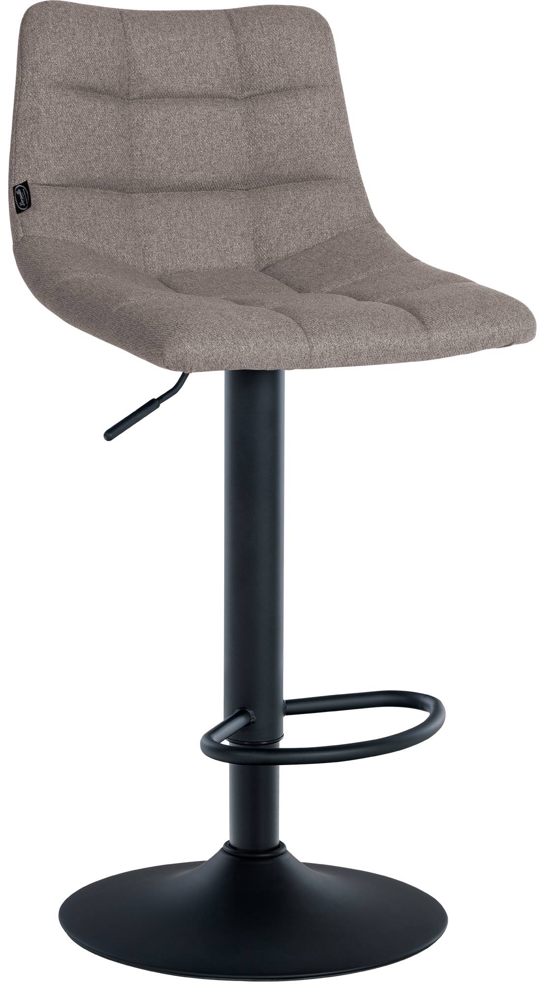 Barhocker Jerry Stoff schwarz – Ansicht 8