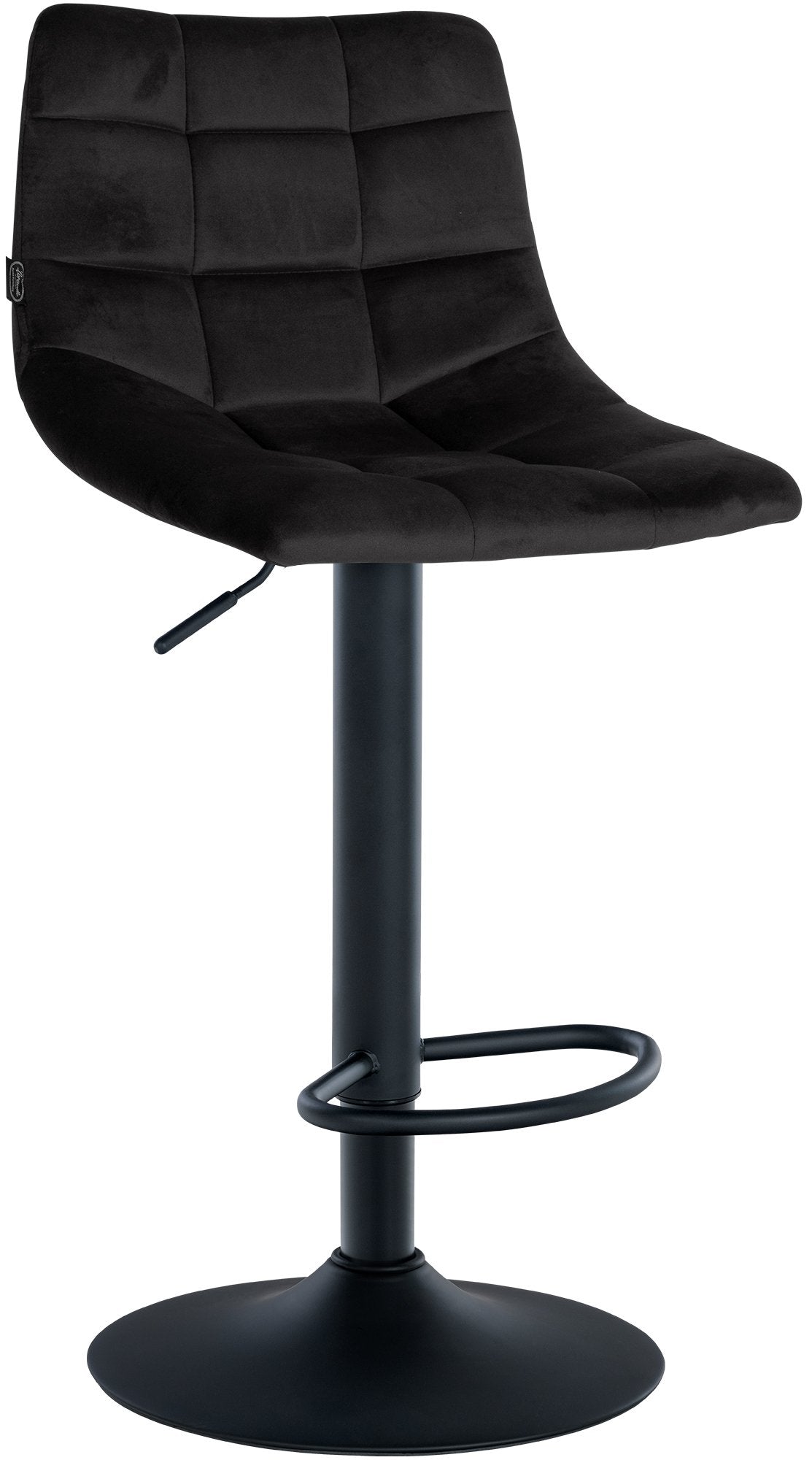 Barhocker Jerry Samt schwarz