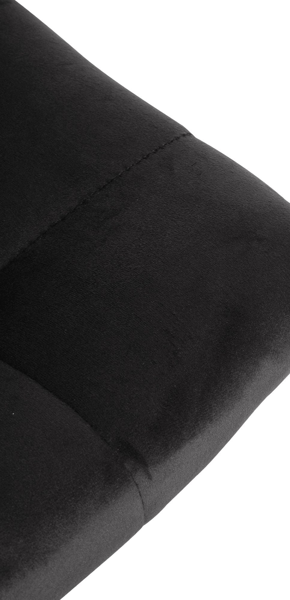 Barhocker Jerry Samt schwarz – Ansicht 7