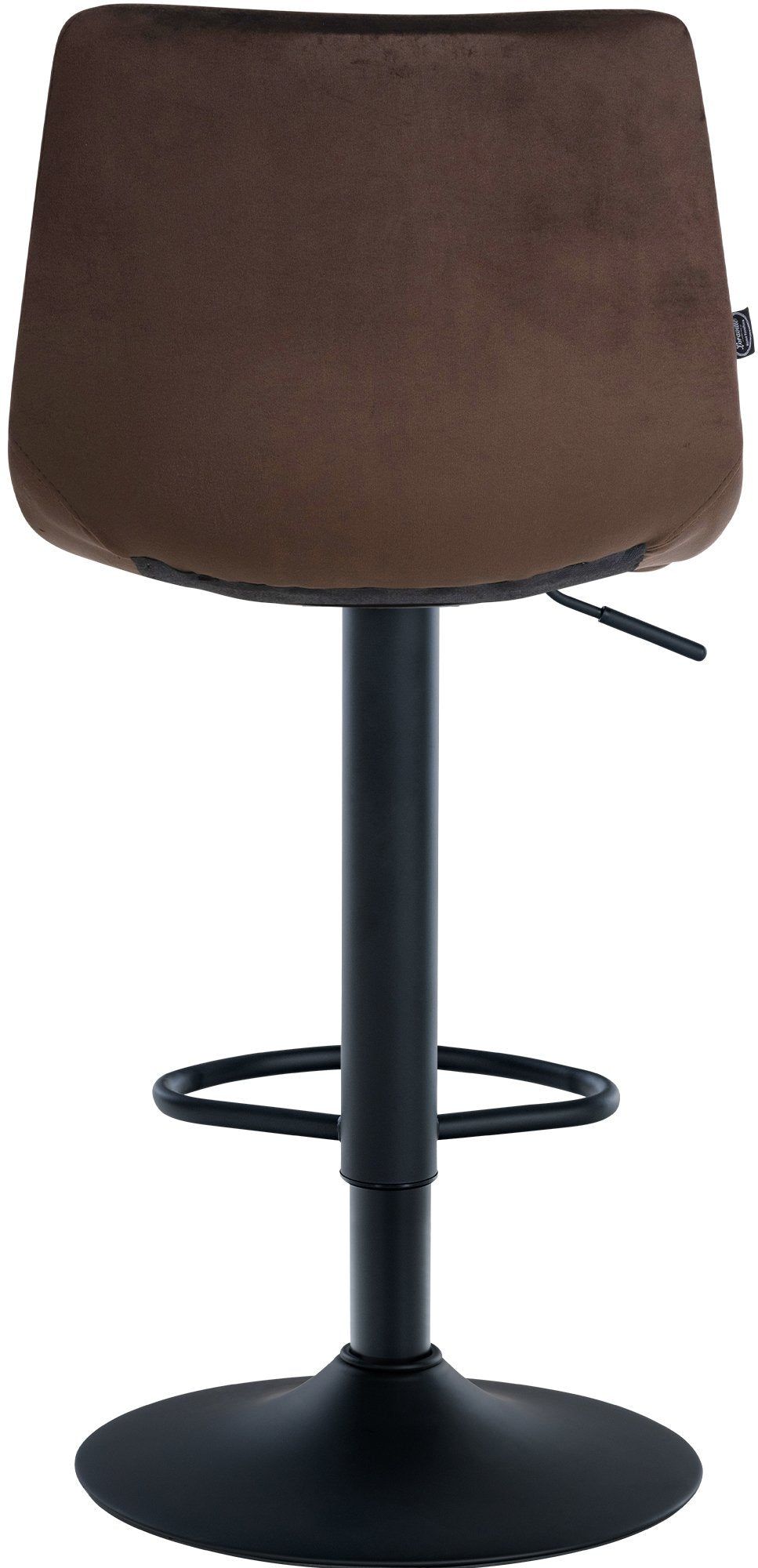 Barhocker Jerry Samt schwarz – Ansicht 13