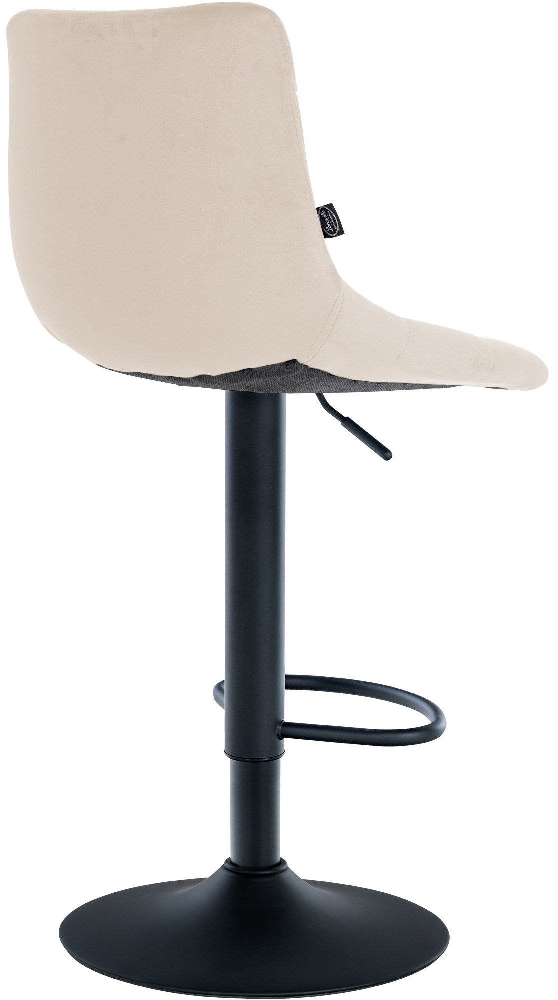 Barhocker Jerry Samt schwarz – Ansicht 19
