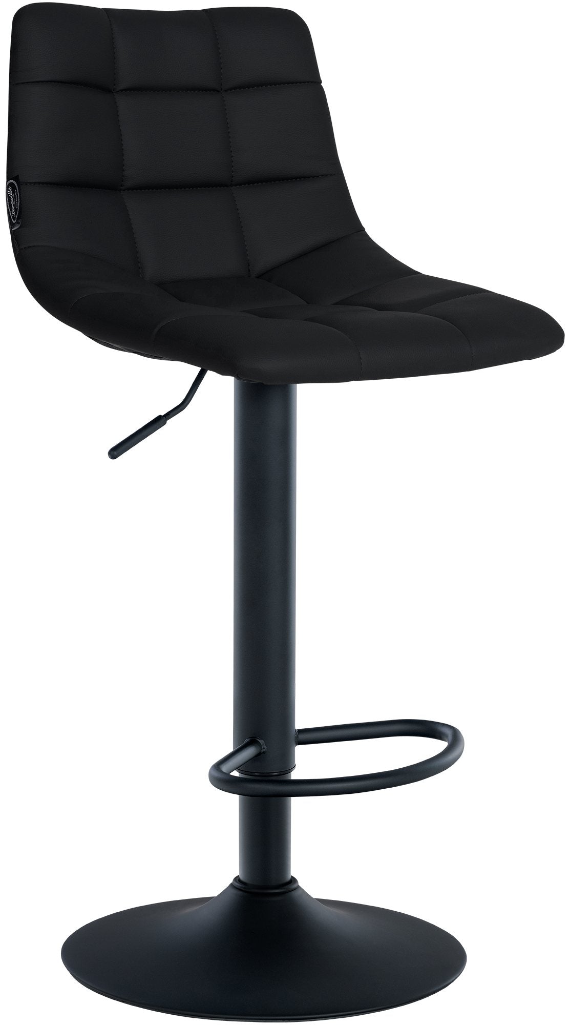 Barhocker Jerry Kunstleder schwarz