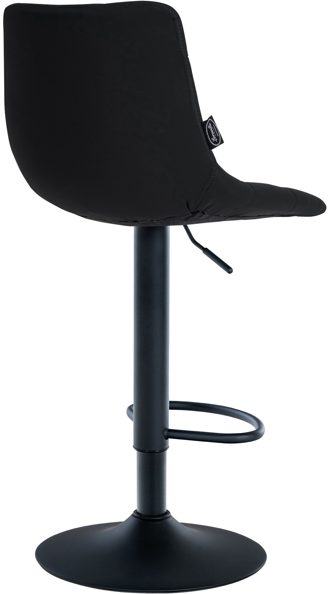 Barhocker Jerry Kunstleder schwarz – Ansicht 5