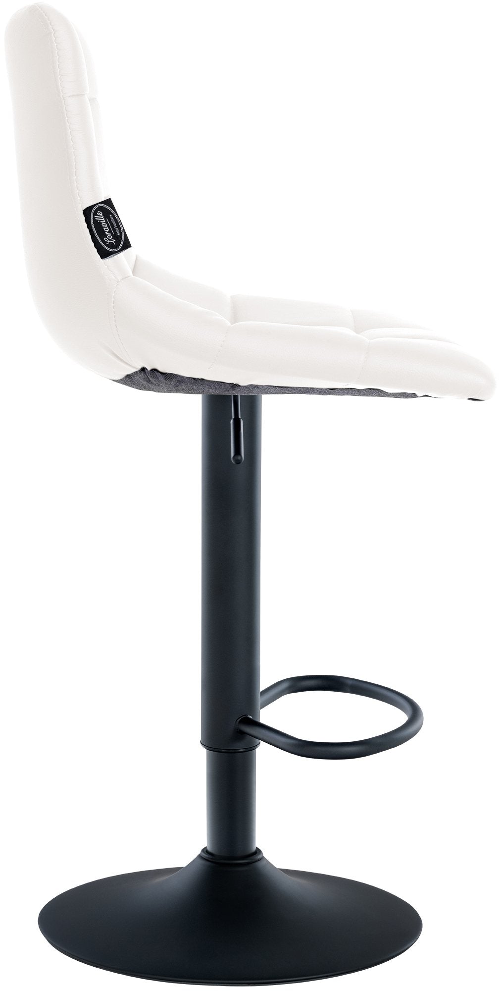 Barhocker Jerry Kunstleder schwarz – Ansicht 11