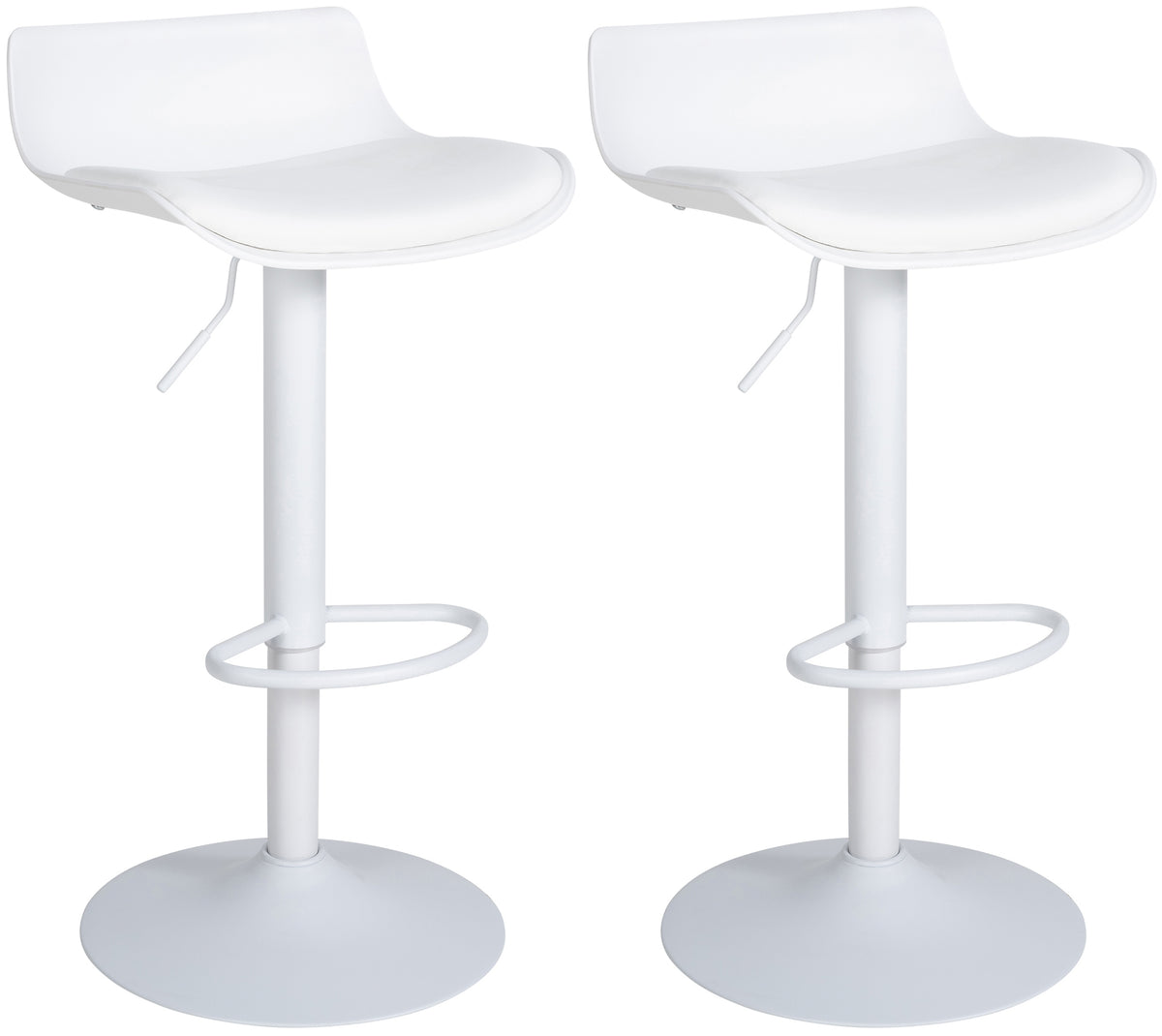 2er Set Barhocker Aveiro Kunstleder – Ansicht 8