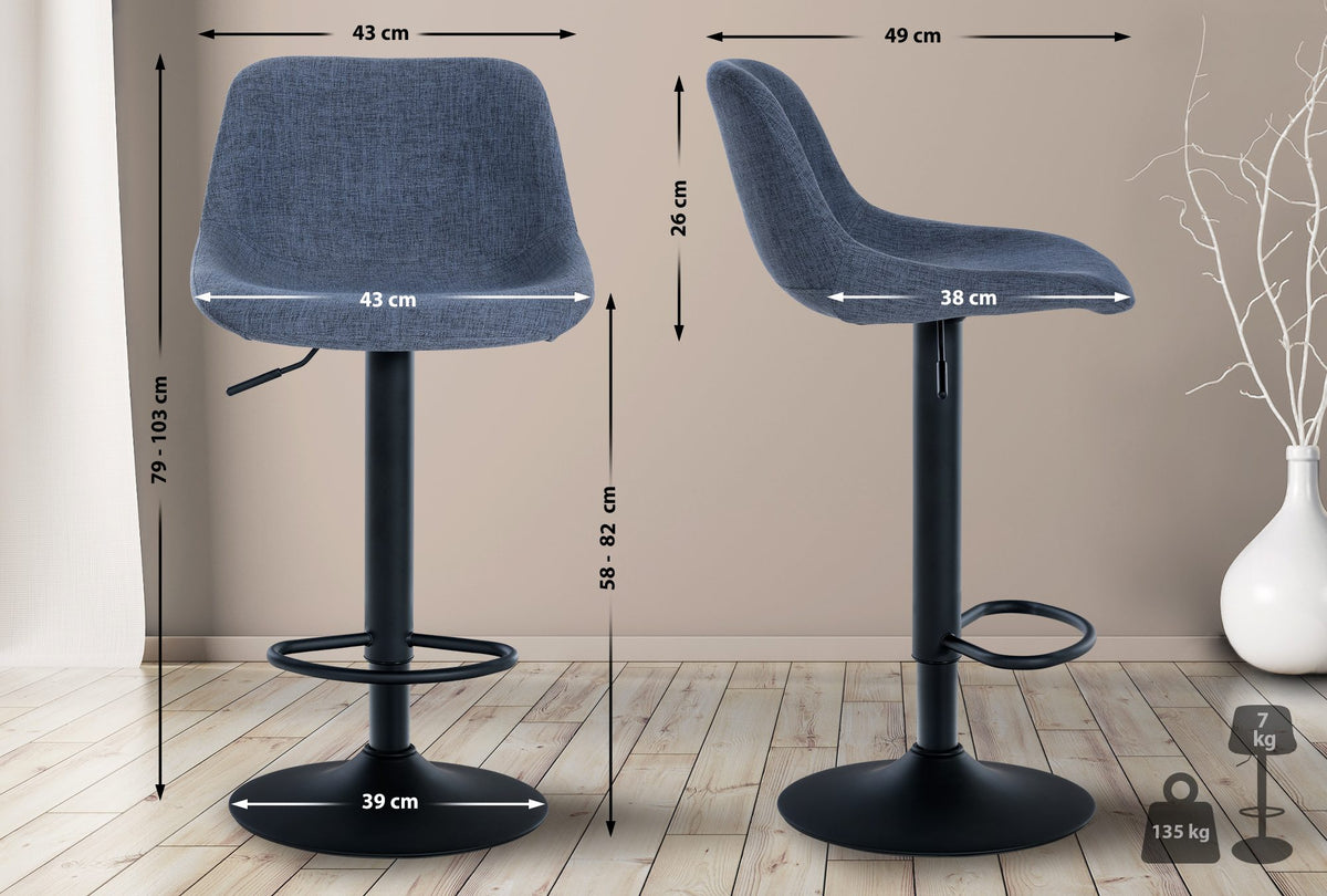 Barhocker Loft Stoff – Ansicht 10