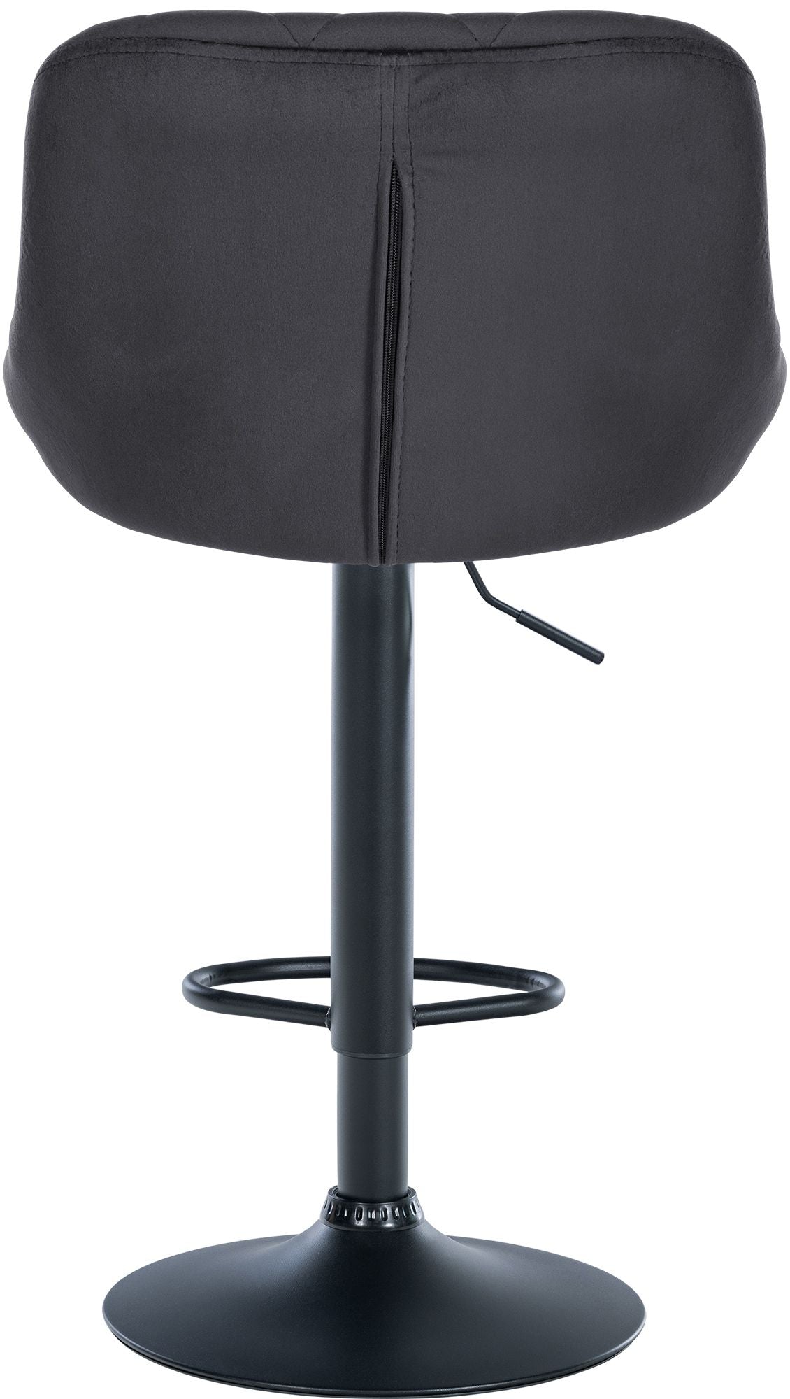 Barhocker Lazio Samt schwarz – Ansicht 6