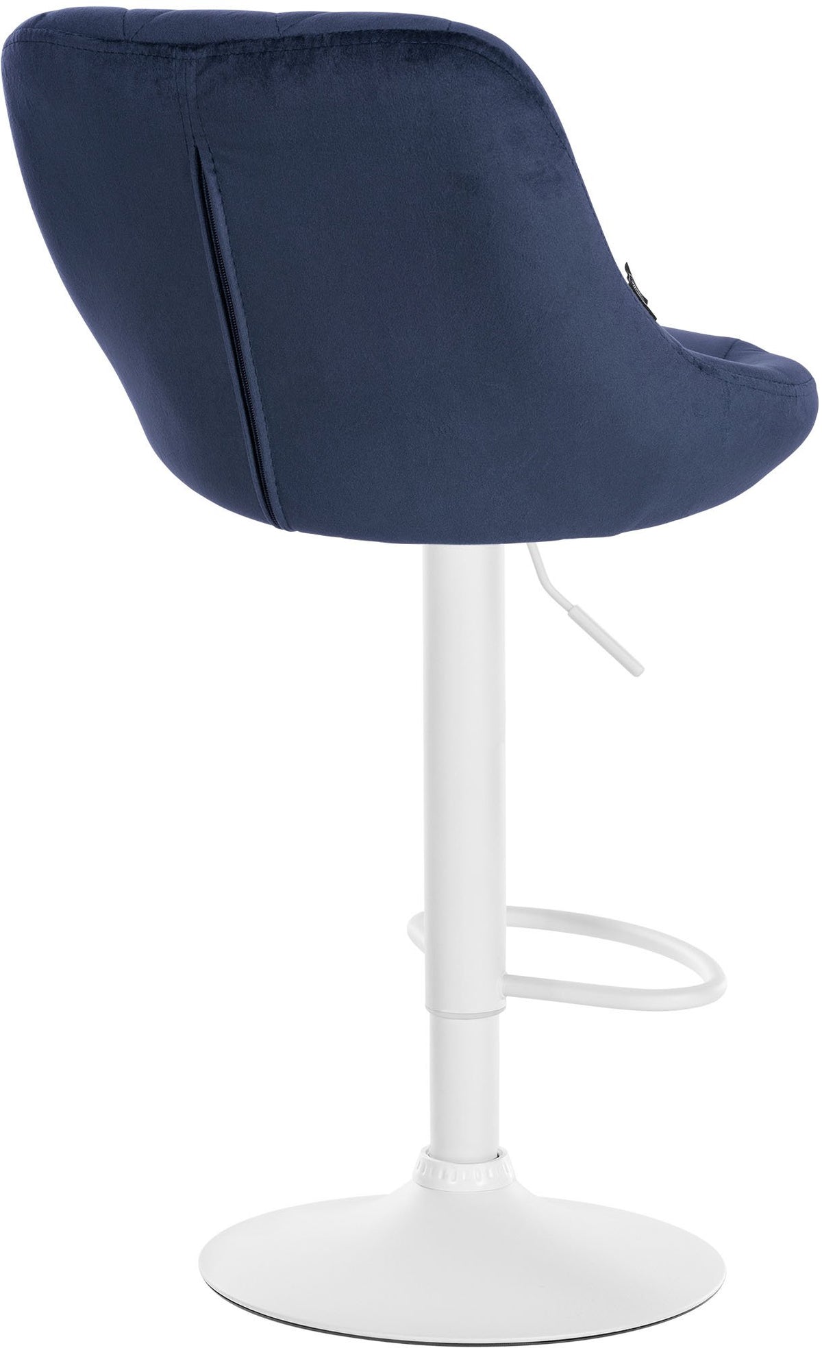 Barhocker Lazio Samt weiß – Ansicht 13