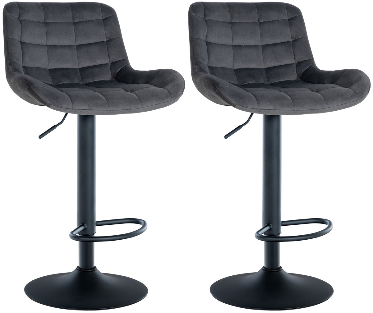 2er Set Barhocker Tover Samt – Ansicht 15