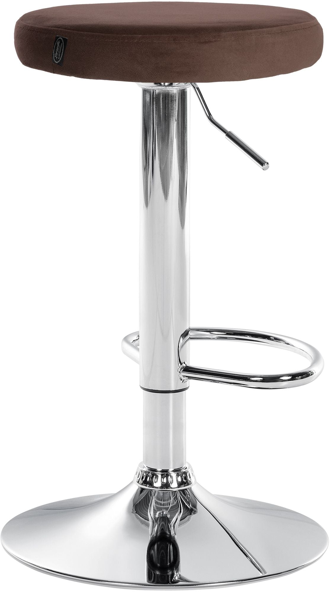 Barhocker Ponte Samt chrom – Ansicht 5