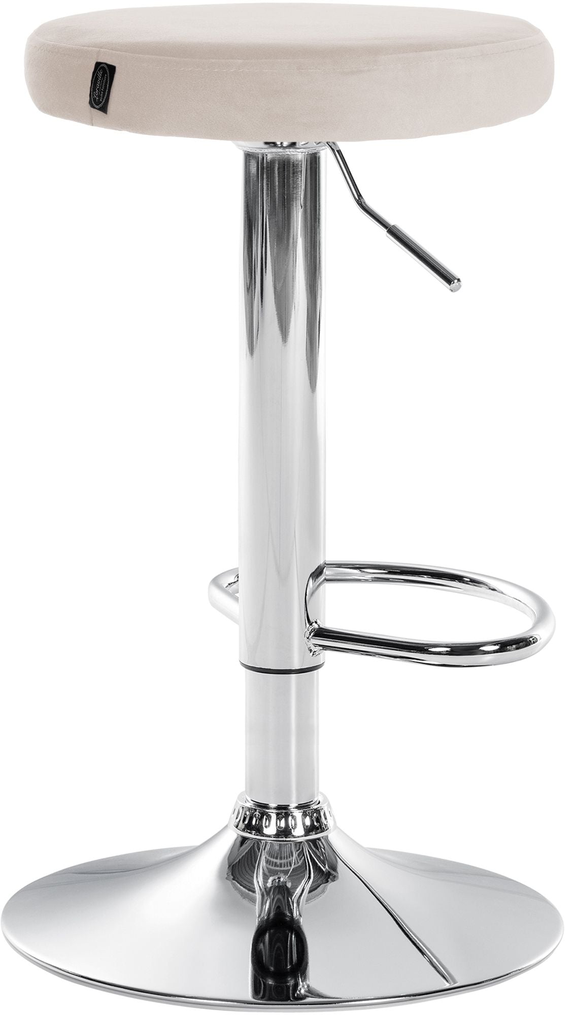 Barhocker Ponte Samt chrom – Ansicht 19