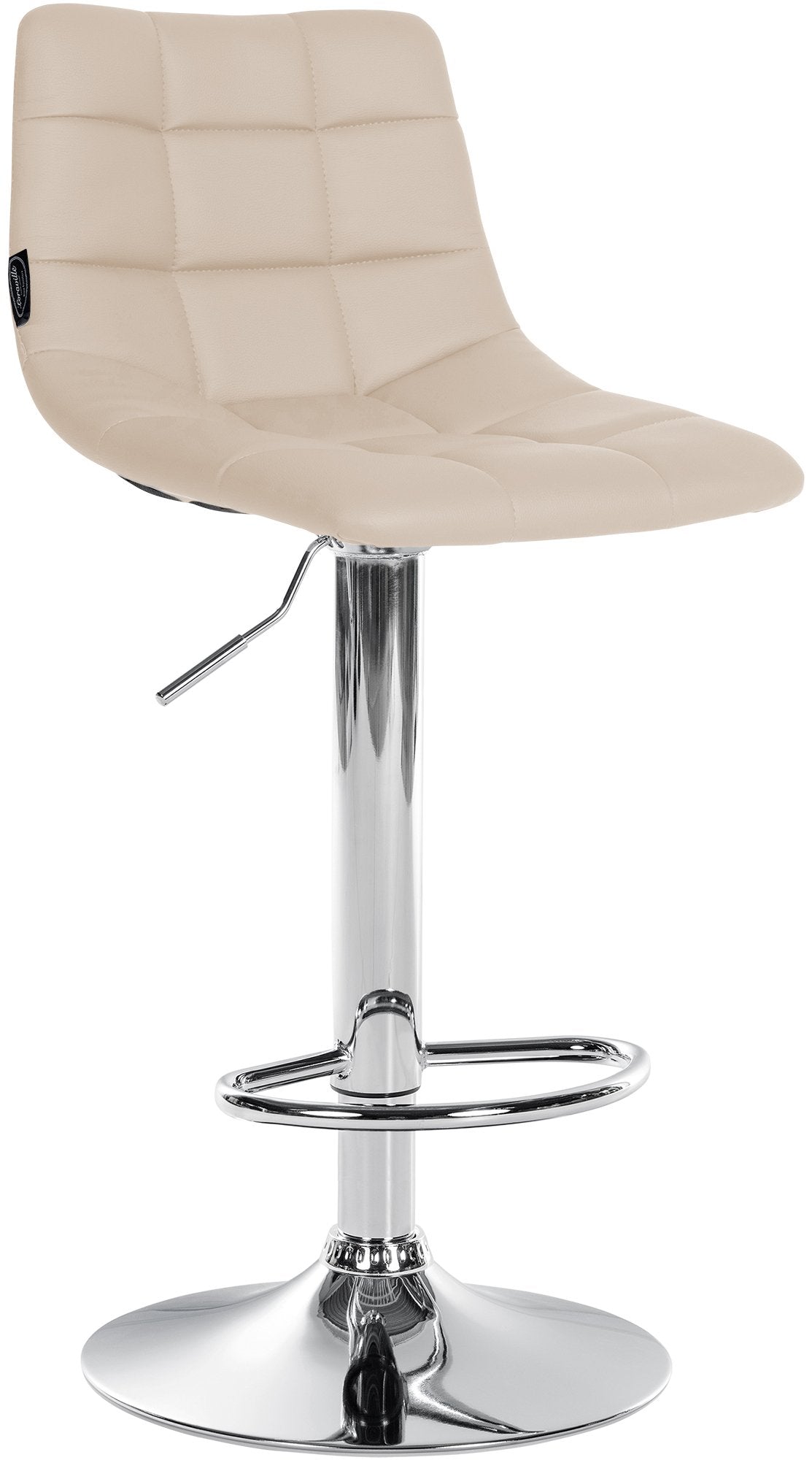 2er Set Barhocker Jerry Kunstleder chrom – Ansicht 3