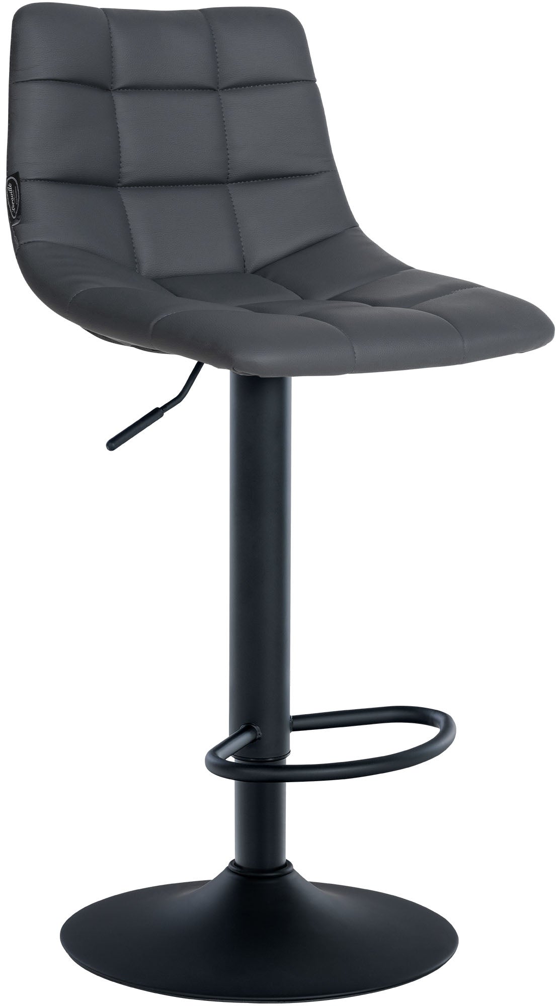 2er Set Barhocker Jerry Kunstleder schwarz – Ansicht 11