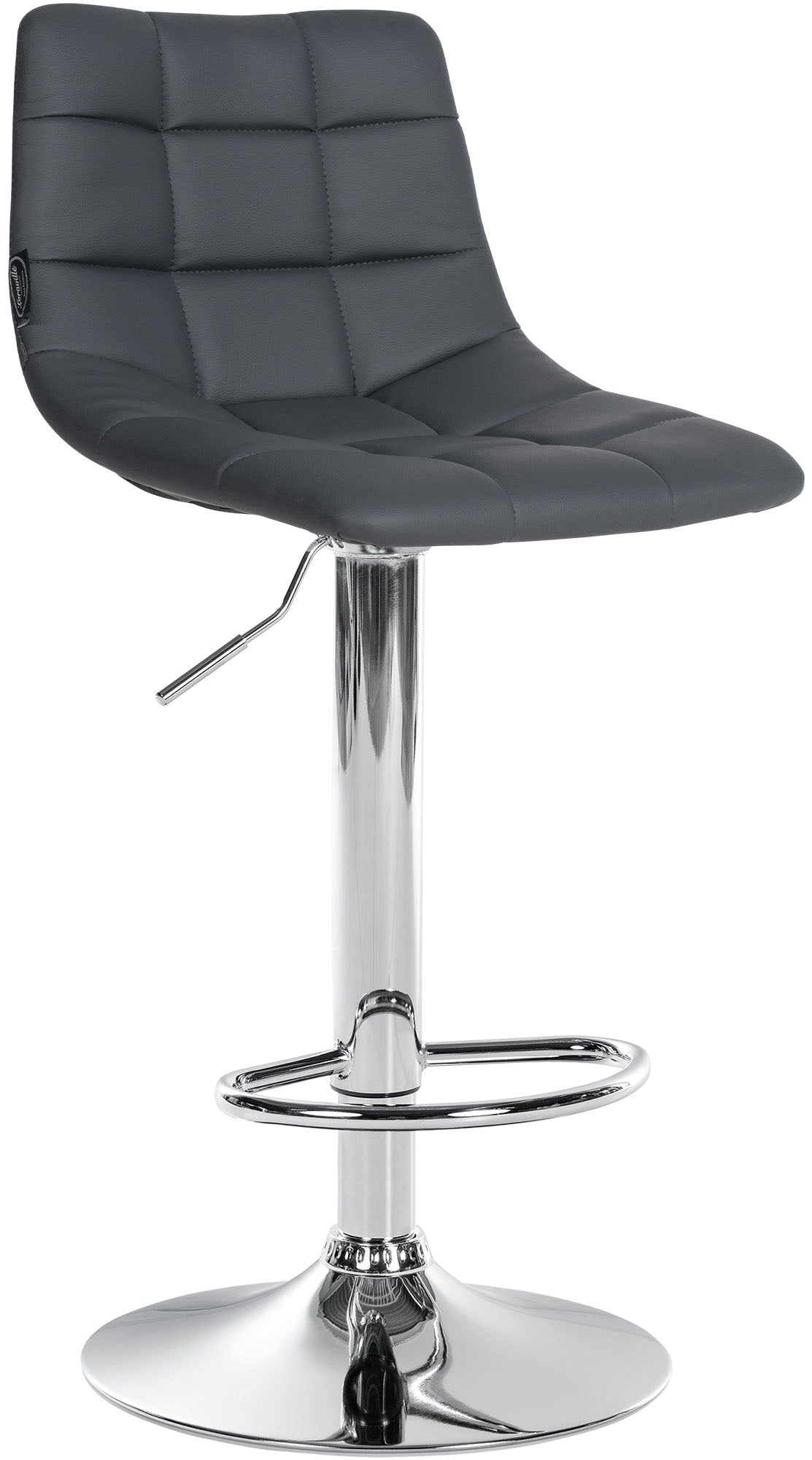 2er Set Barhocker Jerry Kunstleder chrom – Ansicht 11