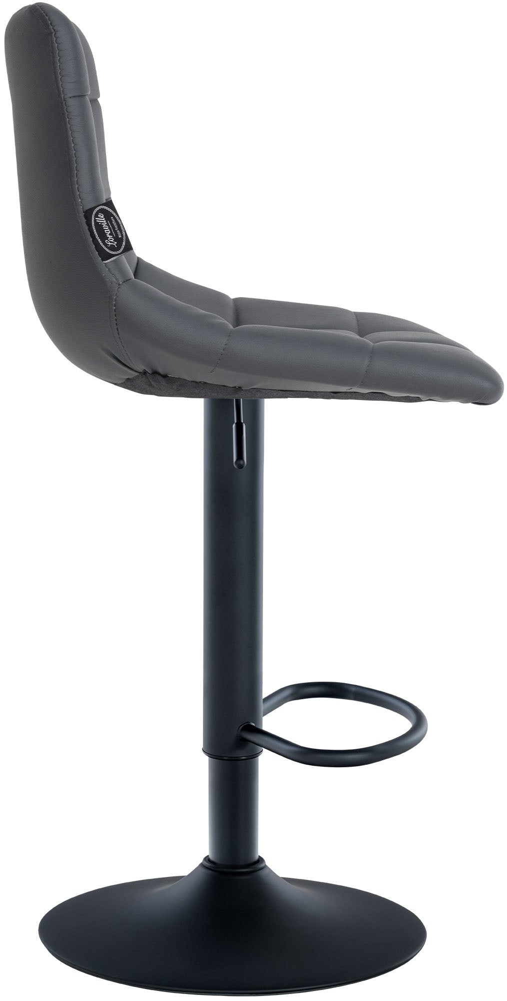 2er Set Barhocker Jerry Kunstleder schwarz – Ansicht 13