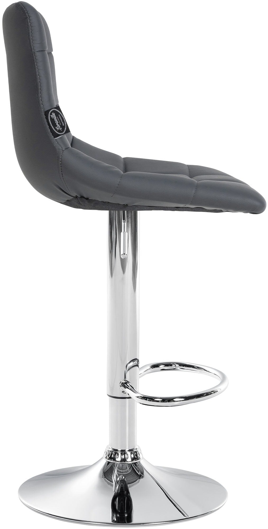 2er Set Barhocker Jerry Kunstleder chrom – Ansicht 13