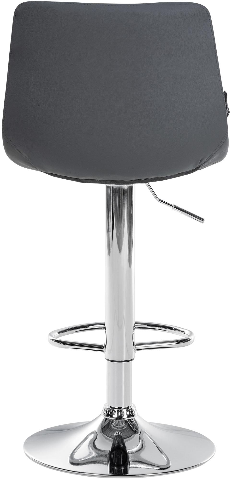 2er Set Barhocker Jerry Kunstleder chrom – Ansicht 15