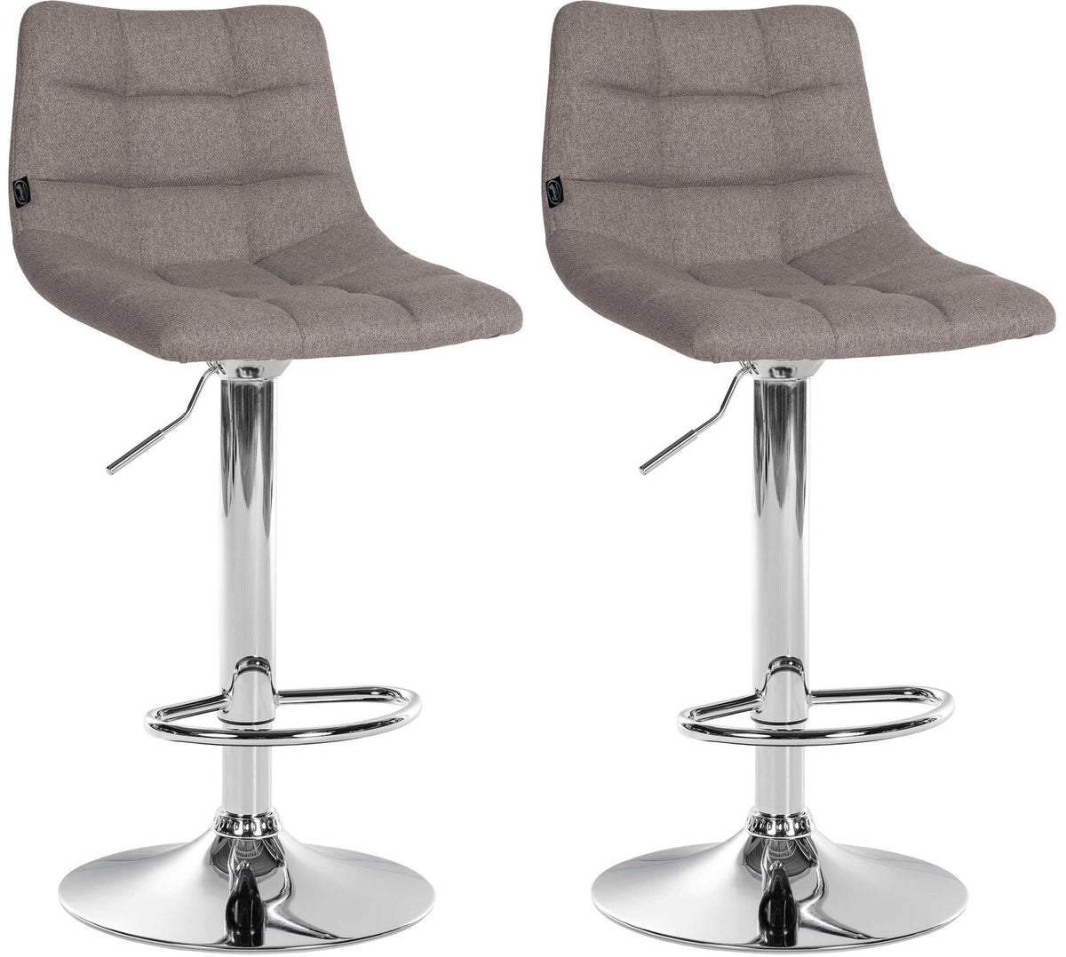 2er Set Barhocker Jerry Stoff chrom – Ansicht 17