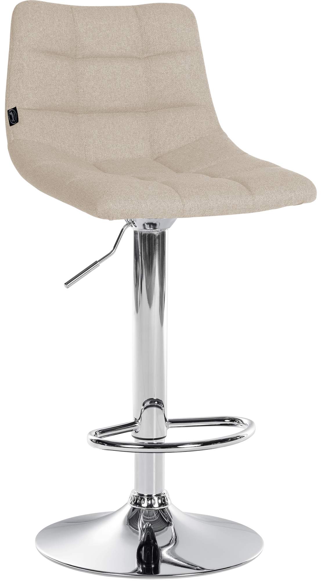 2er Set Barhocker Jerry Stoff chrom – Ansicht 3