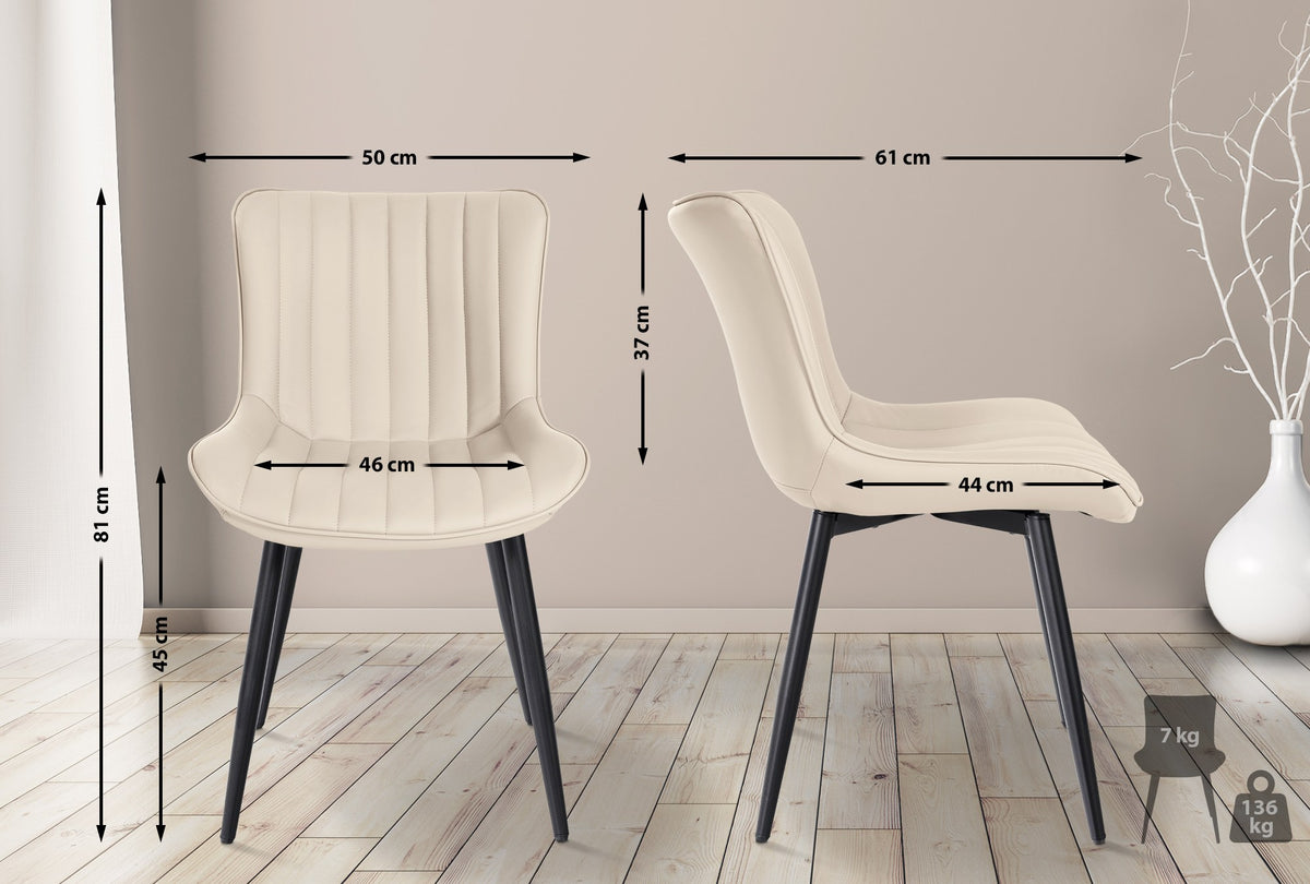 2er Set Stühle Largo Kunstleder – Ansicht 2