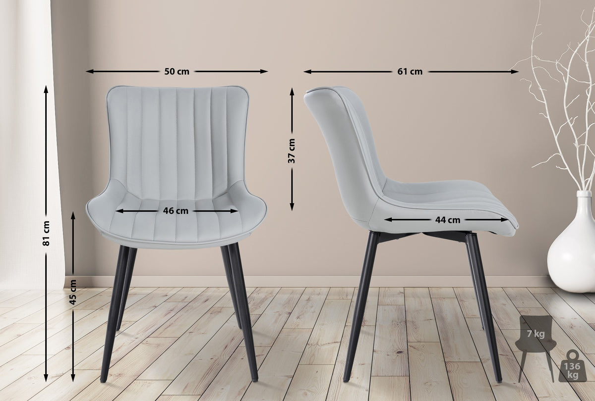 2er Set Stühle Largo Kunstleder – Ansicht 10