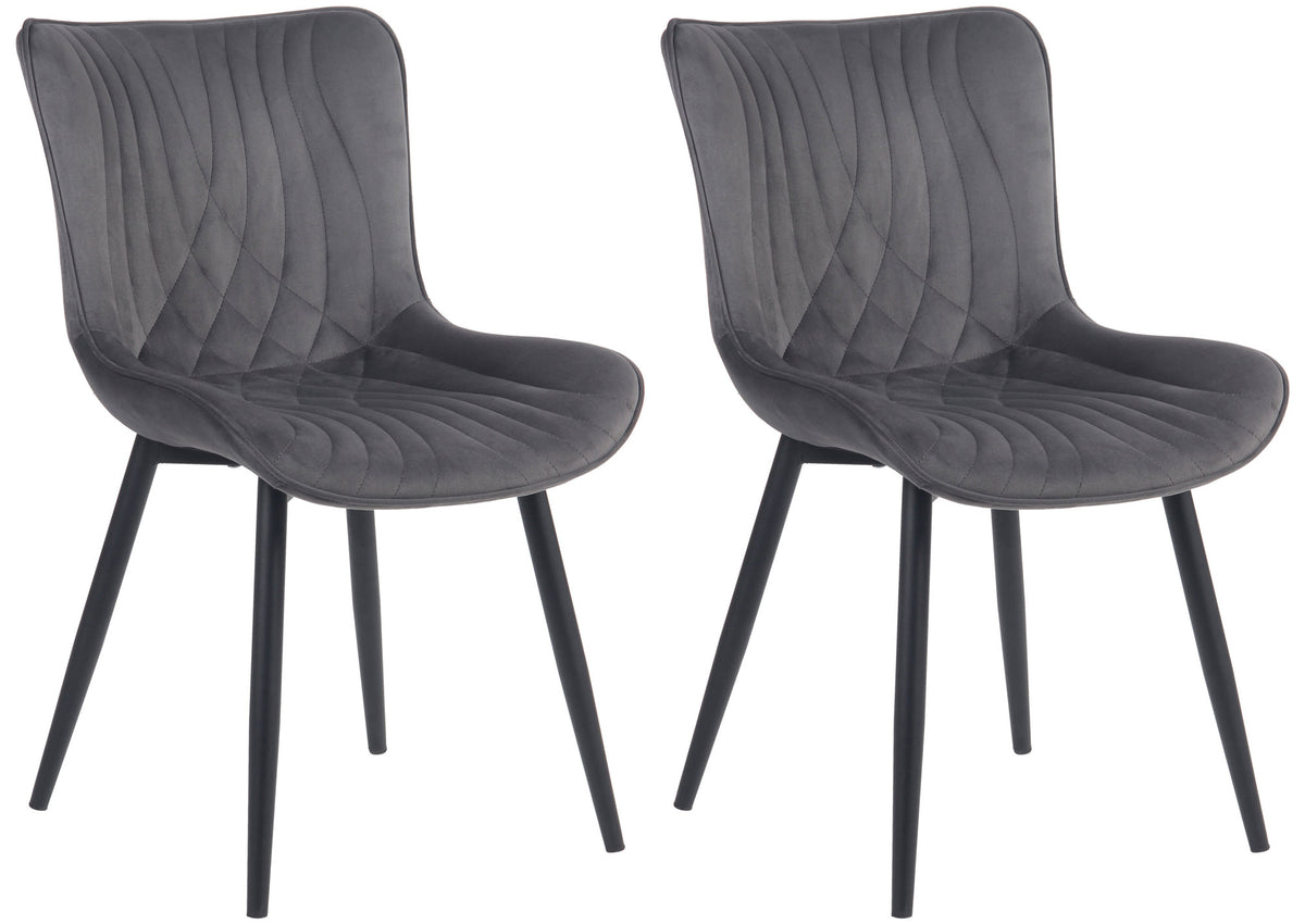 2er Set Stühle Brady Samt – Ansicht 9